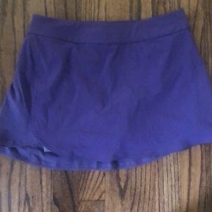 Outdoor Voices Exercise Skort, solid purple, size S